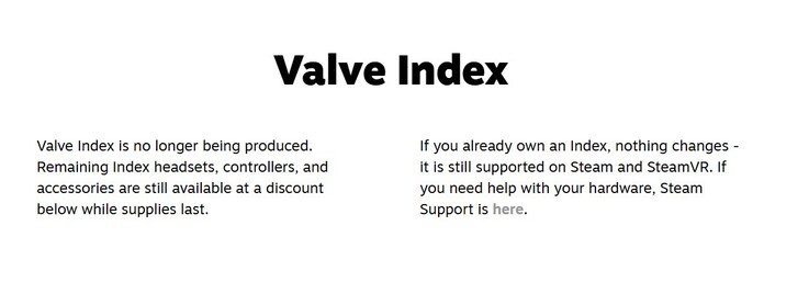 Friss hírek a Valve Indexről.