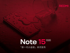 A Xiaomi egyik új Redmi Note 15 Pro okostelefonja arccal felfelé, felfedve a lapos kijelzőt. (Kép forrása: Xiaomi - szerk.)