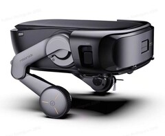 A Roborock Saros Rover két lábon áll. (Kép forrása: Roborock)