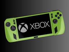 Xbox handheld mockup (Kép forrása: Asus, MightySkins szerkesztéssel)