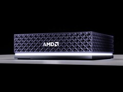 A képen a Ryzen AI Halo marketingképének szerkesztett változata látható.