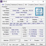 Gigabyte G5 KC - CPUz