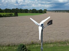 A könnyűszerkezetes kis szélturbina első öt prototípusát már átadták a BBF Csoportnak tesztelésre. (Kép forrása: Fraunhofer Intézet)