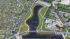 GNSS próbaút (41 mm): A tó körbejárása