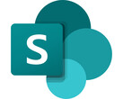 A Microsoft SharePoint logója egyszerű fehér háttér előtt. (Kép forrása: Microsoft)