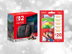 Switch 2 Mario Kart World Bundle Nintendo eShop ajándékkártyákkal (Kép forrása: Nintendo of America, Sam's Club szerkesztéssel)