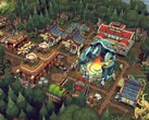 Egy kép, amely az Against the Storm című játék épületeit ábrázolja; a játék jelenleg 70%-os kedvezménnyel kapható a Steam-en.