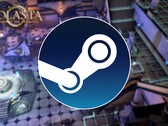 Egy kép, amelyen a Steam logója és a Solasta: Crown of the Magister című játék látható, amely jelenleg 75%-os kedvezménnyel kapható a Steamen.