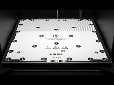 A továbbfejlesztett hőágy a Core One L-ben. (Kép forrása: Prusa)