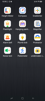 Olyan eszközök állnak rendelkezésre, mint a digitális iránytű, némelyik egy kicsit giccses, mint például a Height Meter. (Kép forrása: Sergey Tarasov - Notebookcheck)