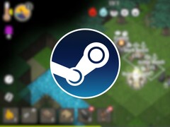 A képen a The Wild Darkness játék és a Steam logó látható fehér háttér előtt. (Kép forrása: Steam)