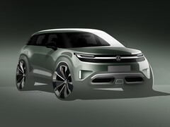 A Volkswagen ID.2X vázlatok (fentebb) már megjelentek. (Kép forrása: Volkswagen via Instagram)