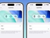 Appleaz új kapcsoló, amellyel a Liquid Glass átláthatóságát vezérelheti (Kép forrása: MacRumors)