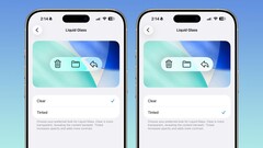 Appleaz új kapcsoló, amellyel a Liquid Glass átláthatóságát vezérelheti (Kép forrása: MacRumors)