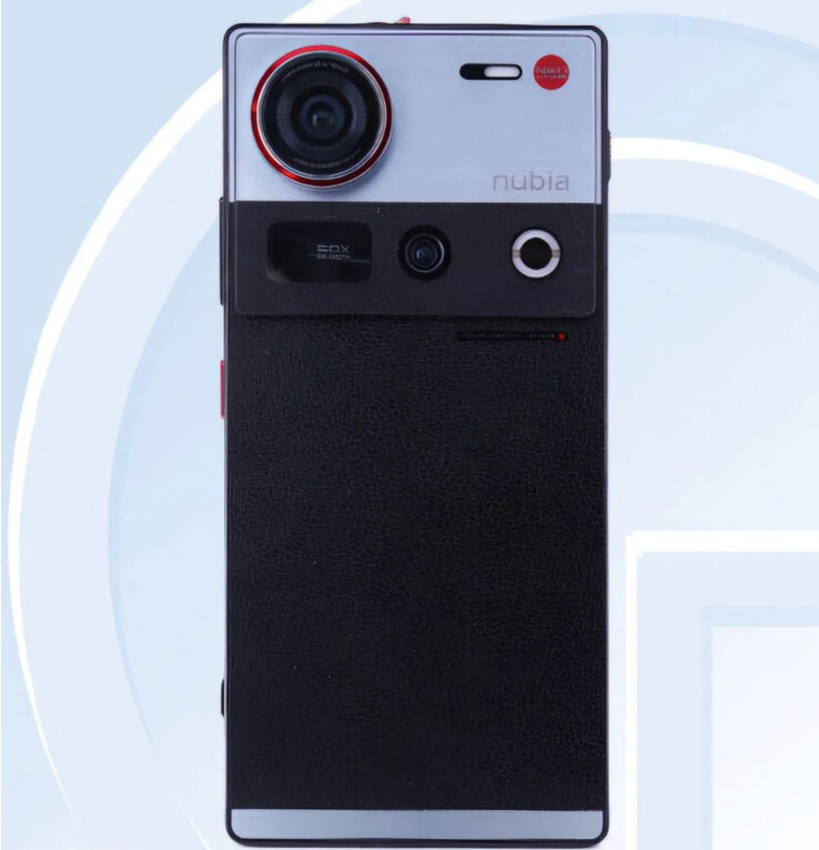 Egy állítólagos pillantás a Nubia Z70S Ultra Photographer Editionre. (Kép forrása: TENAA)