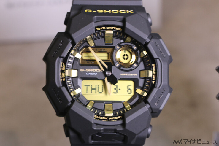 A Casio G-Shock GA-010GB-1A9 óra. (Kép forrása: MyNavi News)