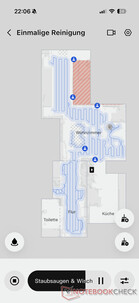 Térkép az élő haladással