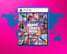 A GTA 6 PS5-es doboza világtérképpel
