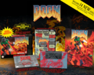 A Limited Run Games egy tematikus SNES DOOM kazettát ad ki a gyűjtők számára egyéb finomságok mellett (kép forrása: Limited Run Games)