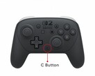 A Nintendo Switch 2 Pro Controller a Joy-Con 2-höz hasonlóan C gombbal rendelkezik. (Kép forrása: Nintendo)