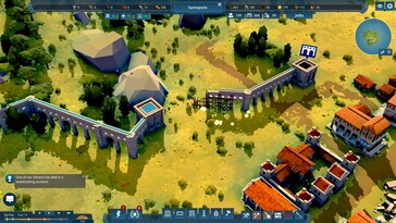 A képen: A Nova Roma játékmenetéről készült képernyőkép.