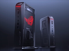 A ROG NUC (2025) egyetlen, függőleges használatra szánt kivitelben érkezik. (Kép forrása: Asus)