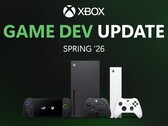 Xbox Game Dev Update banner a Microsoft közelgő bemutatójára.