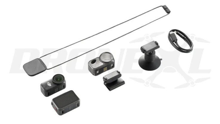 A DJI minden egyes Osmo Nano kamerához különböző tartozékokat mellékel. (Kép forrása: via DroneXL)
