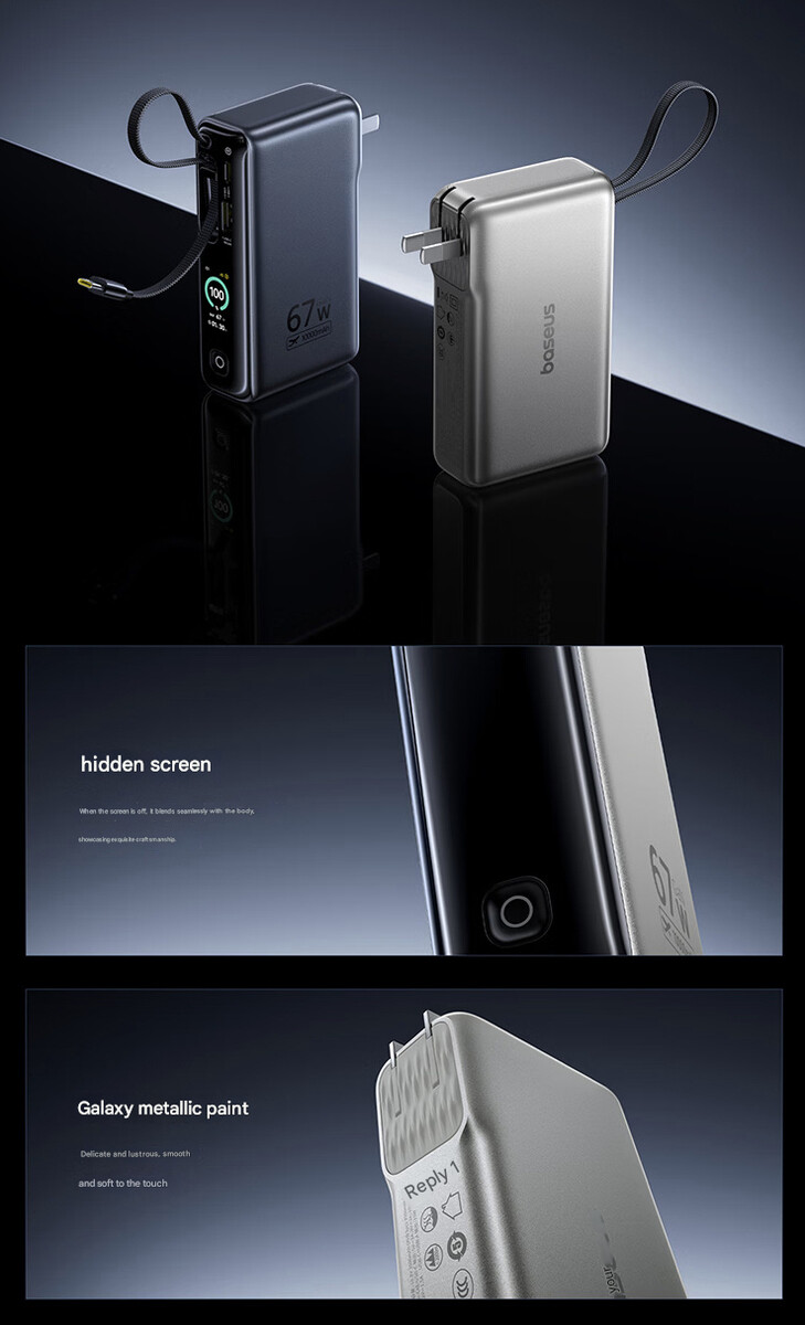 Az EnerGeek power bank GT 21 kialakítása és színválasztékai