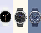 A Samsung három közelgő Galaxy Watch kiadása egymás mellett. (Kép forrása: via Evan Blass - szerk.)
