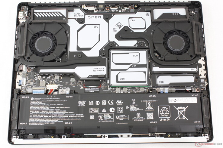 Omen Max 16 2025 belső részek