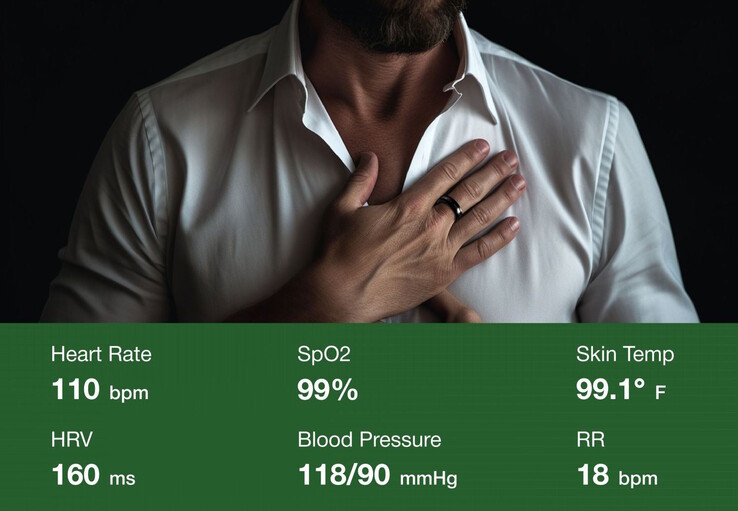 Nem világos, hogy ez az intelligens gyűrű milyen pontosan tudja mérni a vérnyomást (Kép forrása: Muse)
