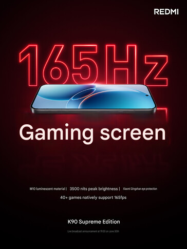 A Redmi K90 Ultra legfontosabb jellemzői (gépi fordítás)
