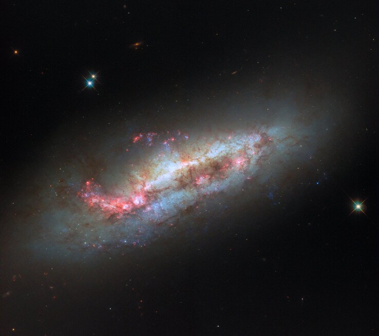 Hubble-kép az NGC 1151-ről (A kép forrása: ESA/Hubble, NASA, és D. Thilker)