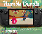 A Serenity Forge kollekció összes játéka megvásárolható minimum $12-os befizetésért: A Smile For Me-t futtató Steam Deck. (Kép forrása: Humble Bundle és Steam - szerk.)