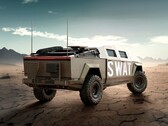 Egy módosított Tesla Cybertruck renderelése. A Las Vegas-i városi rendőrség 10 darabot kapott ajándékba az elektromos kisteherautóból (Kép forrása: Sheriff_LVMPD on X)