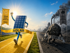 2026 májusában a napenergia az Egyesült Államok villamosenergia-szükségletének 12,8%-át fedezte, míg a szén 12,2%-át.