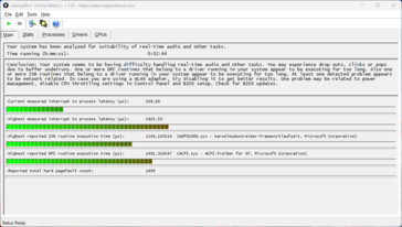 LatencyMon - áttekintés