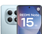 A Redmi Note 15 5G a Glacier Blue bevezető színben. (Kép forrása: via Sim.de)
