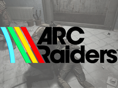 A képen - egy képernyőkép a játék prológusából, felül az Arc Raiders logójával. (Kép forrása: Arc Raiders - szerkesztve)