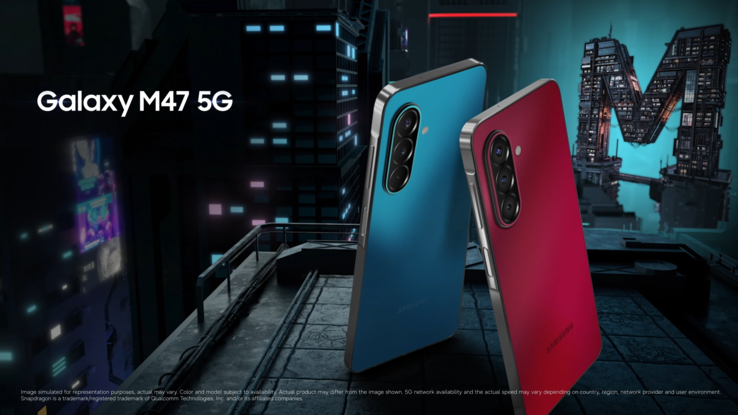 Az „ Galaxy ” M47 5G két színváltozatban kapható.