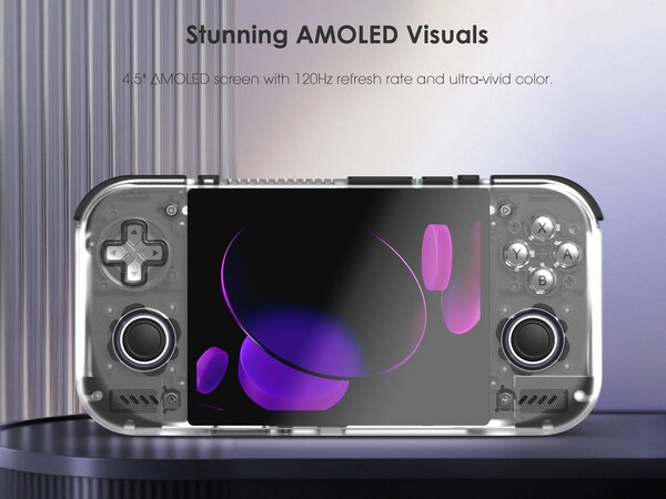 A Retroid Pocket Nova 120 Hz-es, 4:3-as AMOLED-kijelzővel rendelkezik.