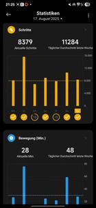 Xiaomi Smart Band 10 Tevékenység