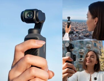 DJI Osmo Pocket 4 marketing képek Barcelonából.