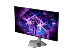 Az AOC új Agon Pro AG276QKD2 (a képen) 2 x HDMI 2.1 (DSC), 1 x DisplayPort 2.1, 2 x USB 3.2 Gen 1 Type-A, 1 x USB 3.2 Gen 1 Type-B (upstream) és egy 3,5 mm-es audio kimeneti portot tartalmaz. USB-C port itt nincs. (Kép forrása: Display Specifications)