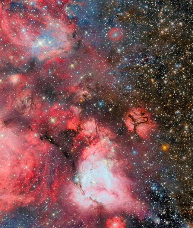 Hubble-kép az N159-ről (Kép forrása: ESA/Hubble, NASA, és R. Indebetouw)