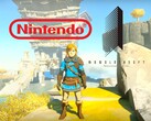 Link a Zelda játékban a Nintendo és a Monolith Soft logók alatt (Kép forrása: Nintendo, Monolith Soft szerkesztéssel)