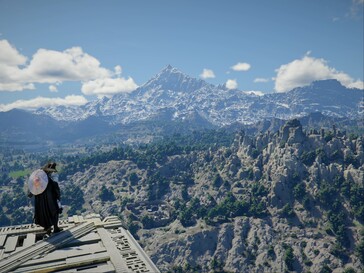 Hatalmas táj a távoli tájképminőség frissítése után