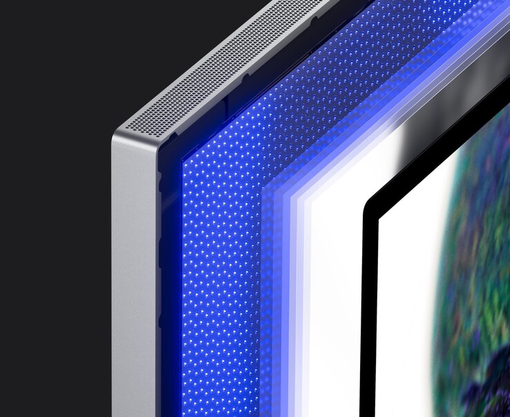 A Studio Display XDR mini LED háttérvilágítást használ, amely 2 304 dimmelési zónával rendelkezik.