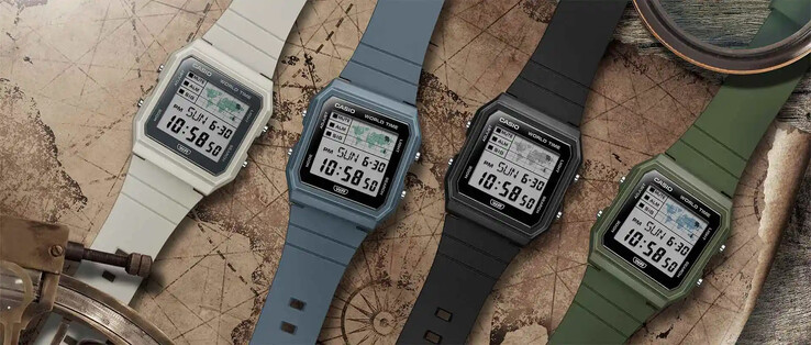 A Casio LF-30W óra négy színben kapható. (Kép forrása: Casio)